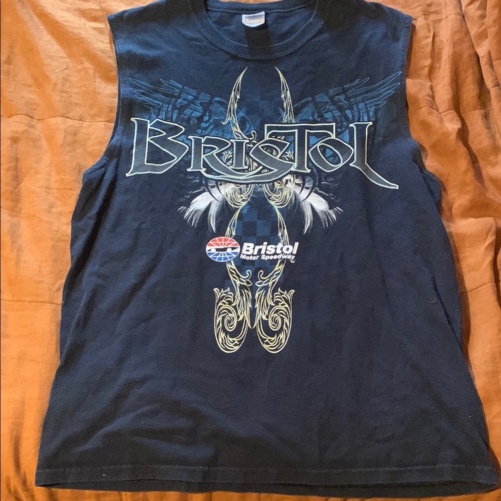 Vintage Bristol Motor Speedway Graphic Sleeveless Tee